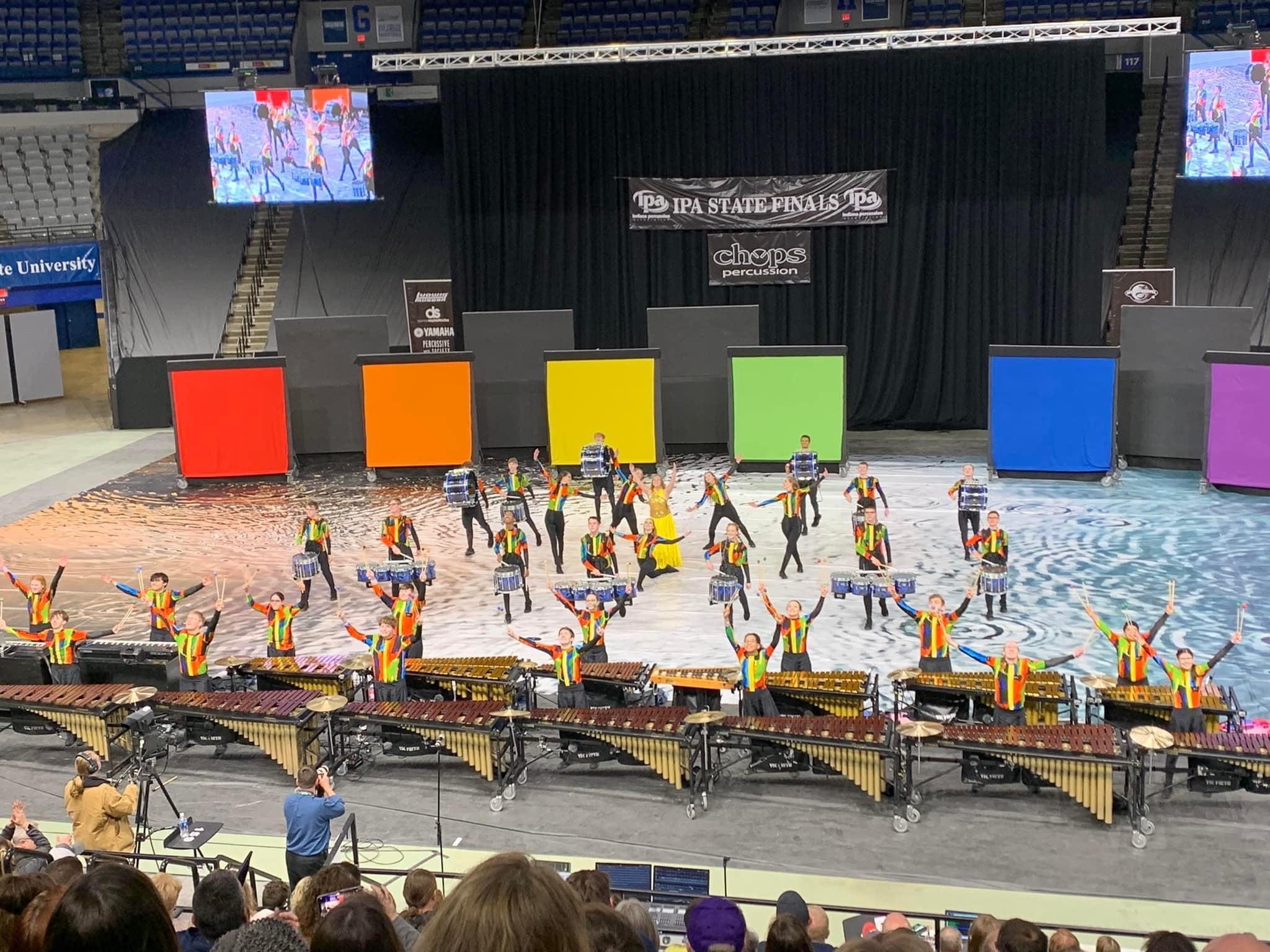 Brownsburg Percussion takes 2nd place at IPA State Finals